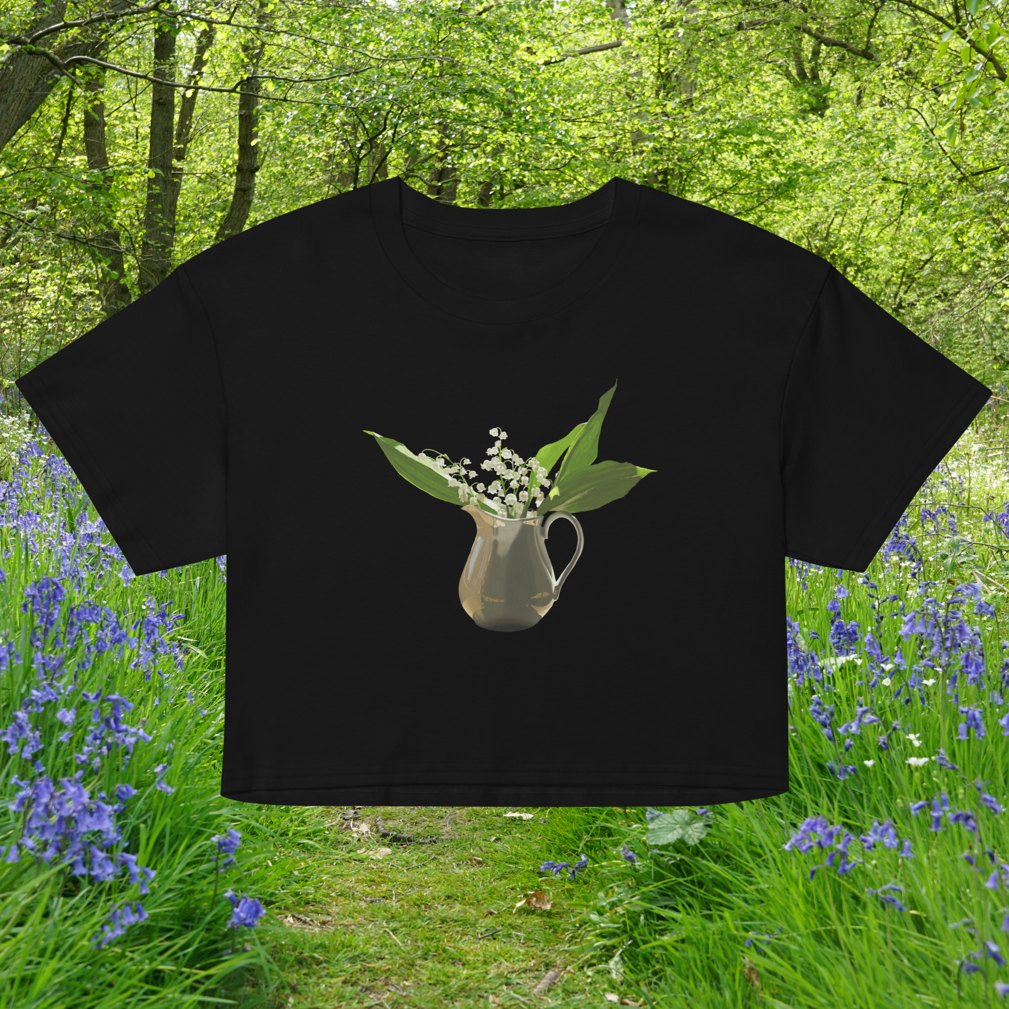Lily of the Valley crop top