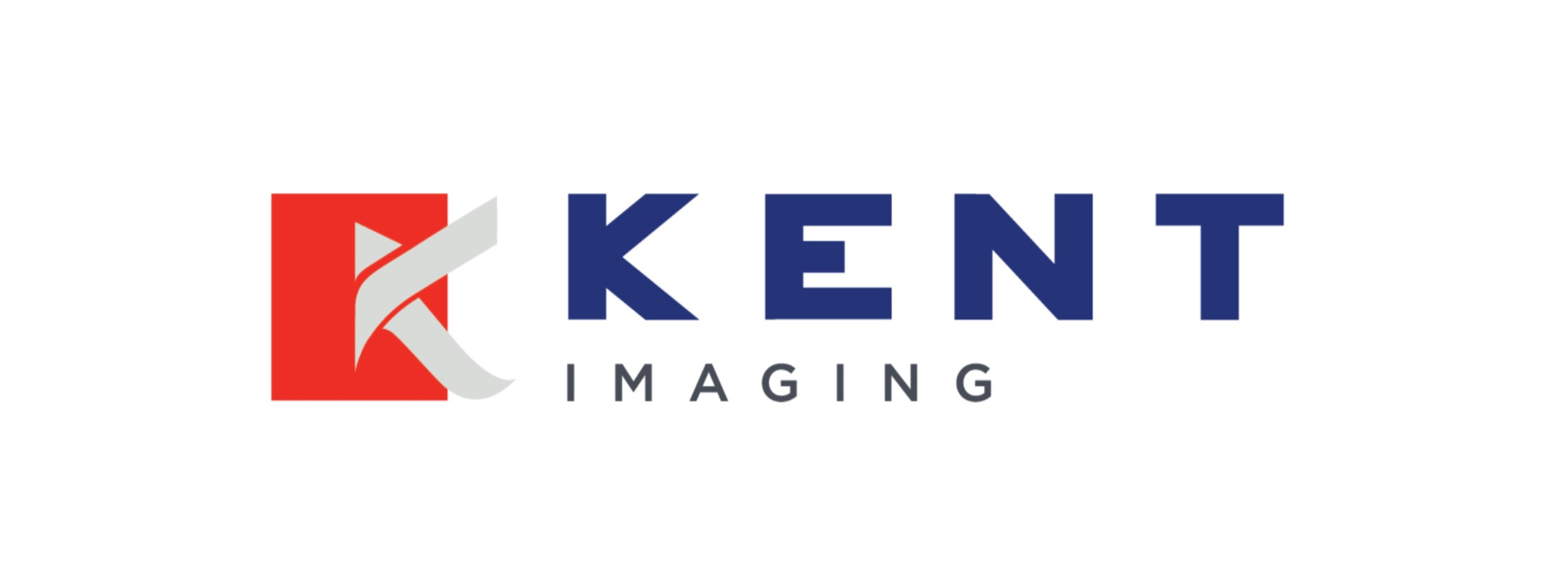 Kent Imaging logo with a stylized red and gray 'K' and blue text reading 'KENT IMAGING'.