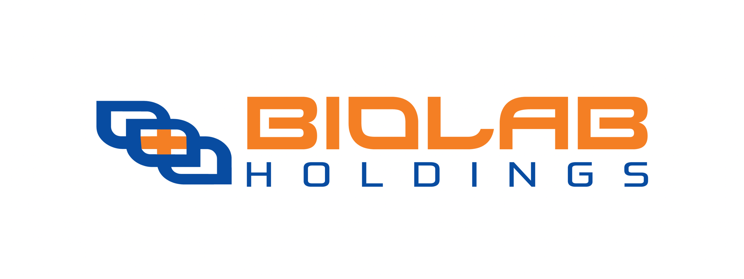 Logo for BioLab Sciences with orange and blue text and gray slogan.