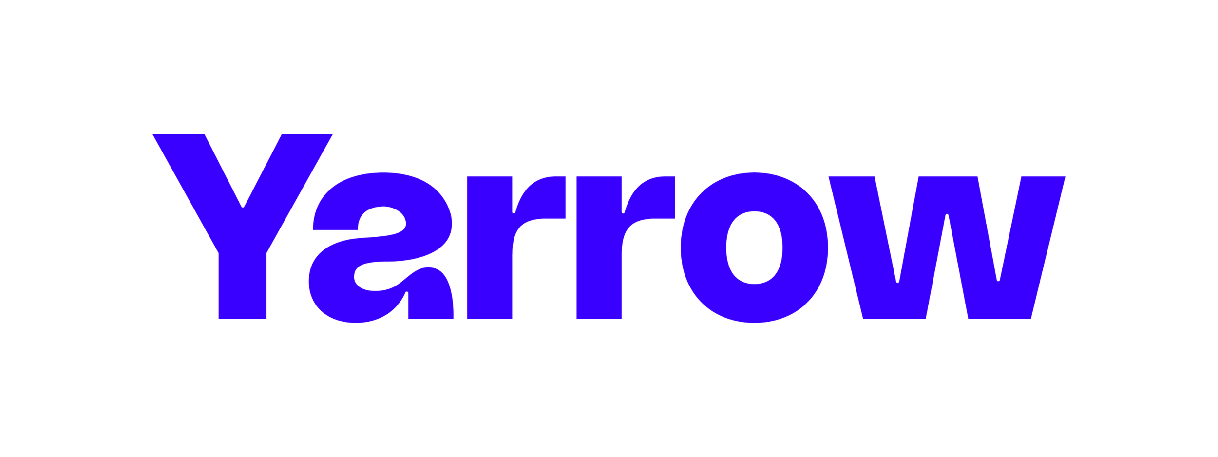 'Yarrow' written in purple writing with capital Y