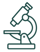 Icon of a microscope