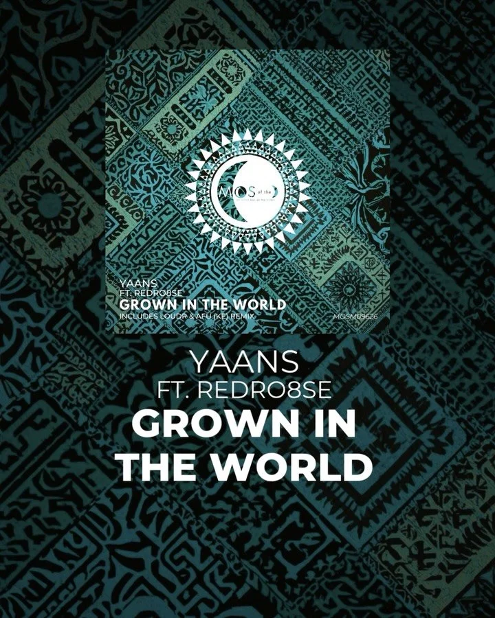 &ldquo;Grown In The World&rdquo; is here. 🌎

A powerful meeting of rhythm, soul, and storytelling- bringing together @yaans.music&rsquo; signature sound with @redro8se&rsquo;s emotive vocals, shaped for the dancefloor and beyond. Featuring a remix b