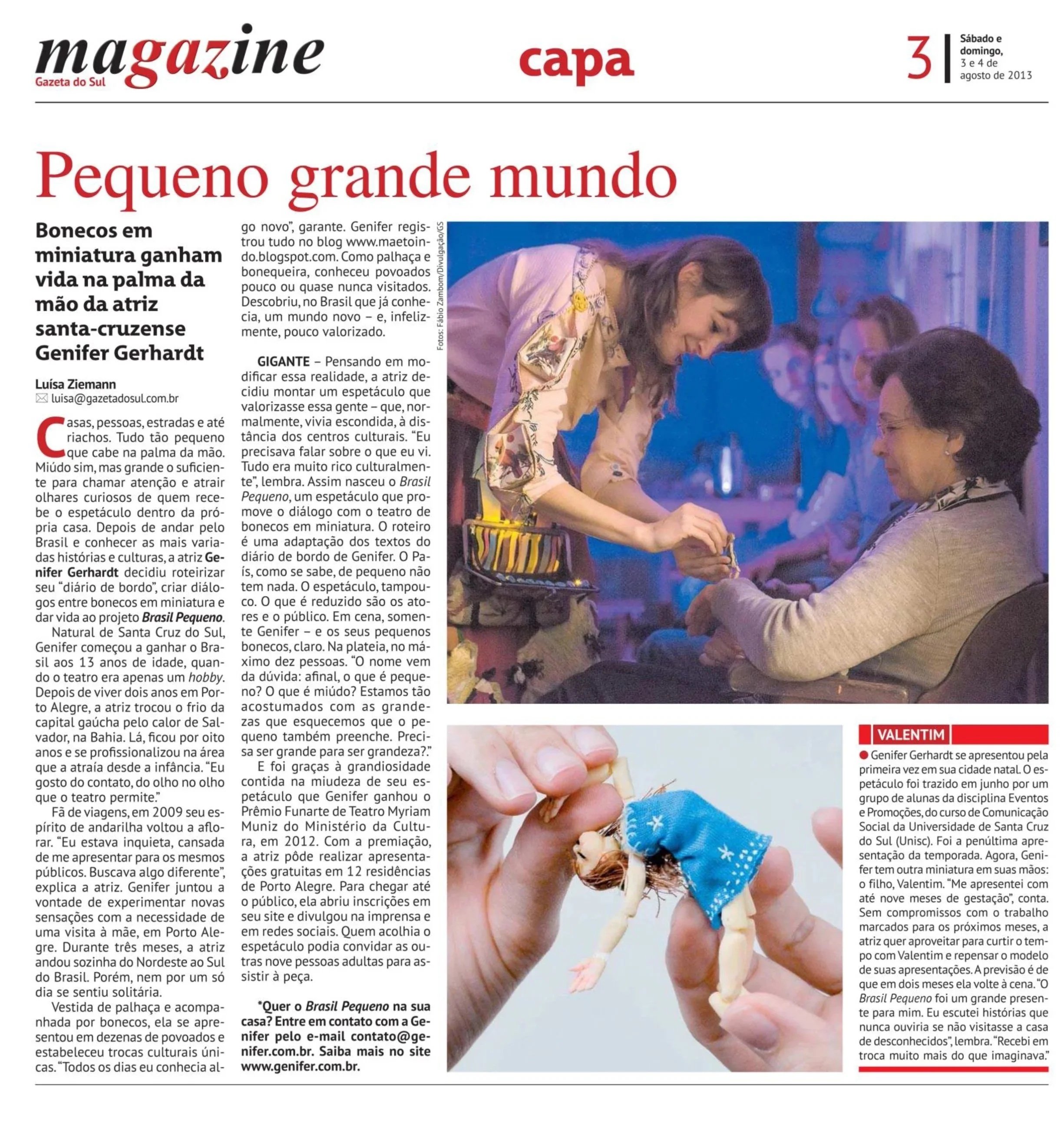 Jornal Gazeta do Sul - 2013