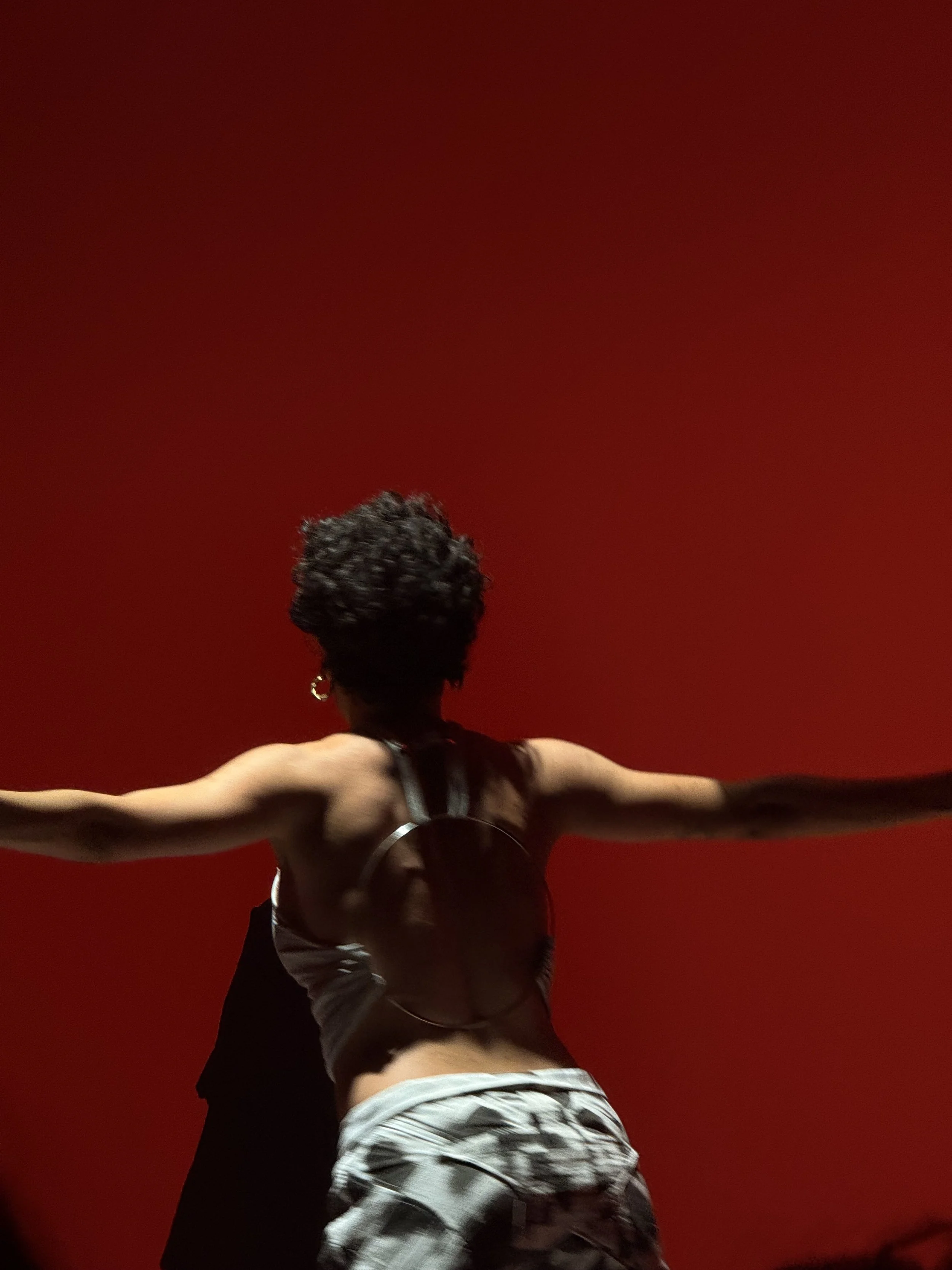 Improvisational Dance Performance, Meet Art Festival, studio dB, Berlin, Germany (2025)
Fashion design: MEISTER by Sanja Meister
Photo: unknown