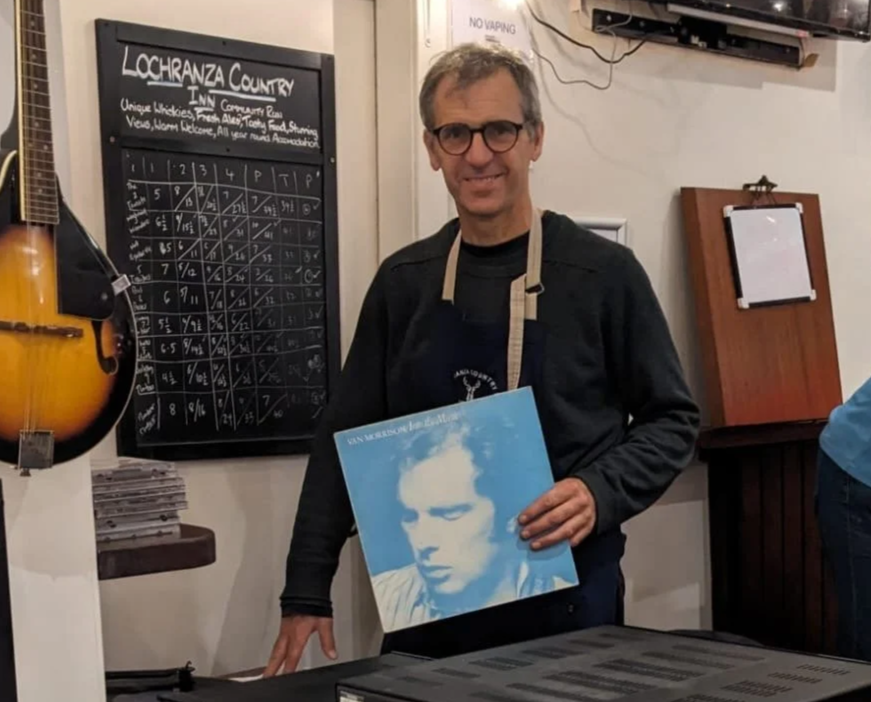 Volunteers helping at the Lochranza Country Inn