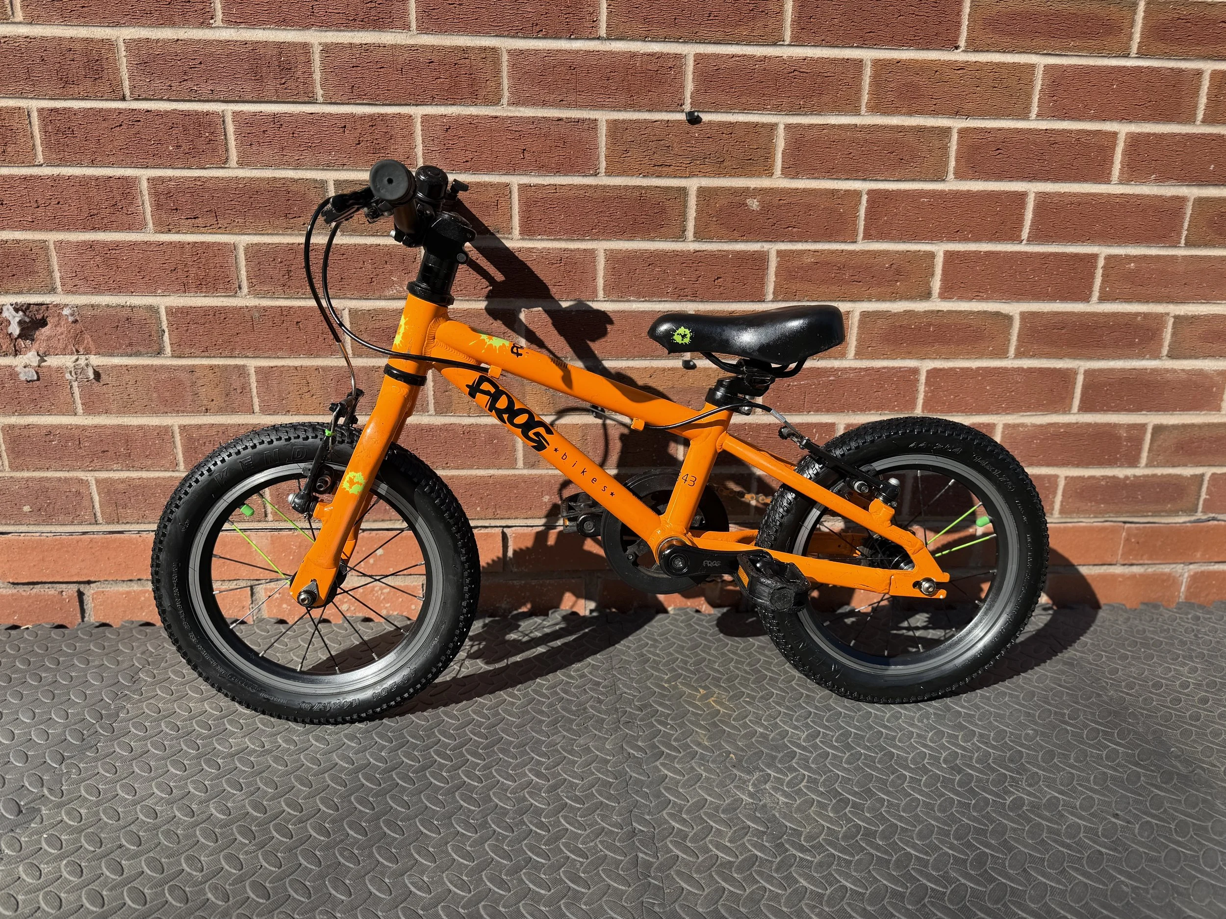 Orange Frog first pedal bike 1 .jpg