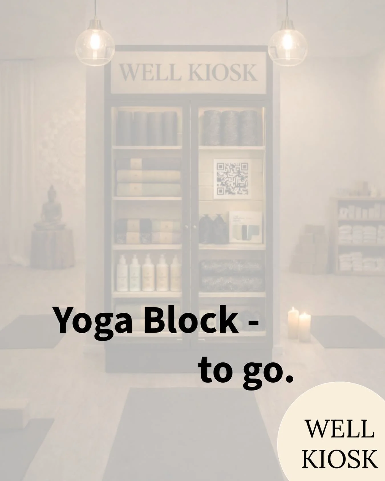 Erst die Yoga-Session im Studio, dann die Yoga-Session zuhause 🧘&zwj;♀️🧘&zwj;♂️ daf&uuml;r braucht&rsquo;s nur das richtige Equipmet in den eigenen 4-W&auml;nden. Mit unserem WELL KIOSK gibt&lsquo;s die Produkte direkt zum mitnehmen. Ohne zus&auml;