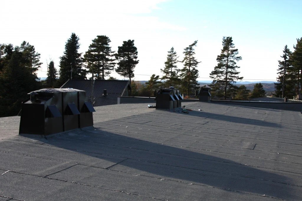 Omtrekking av tak: Vestli Boligsameie