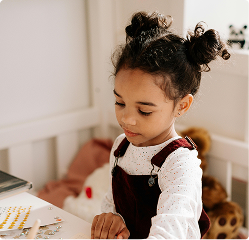 A young girl