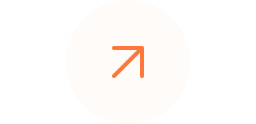 An upward arrow inside a white circle