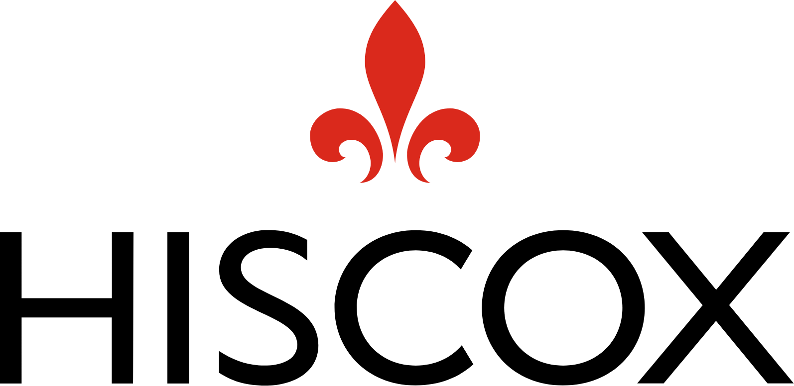 The logo of the New Orleans Saints football team featuring a red fleur-de-lis symbol and black text.