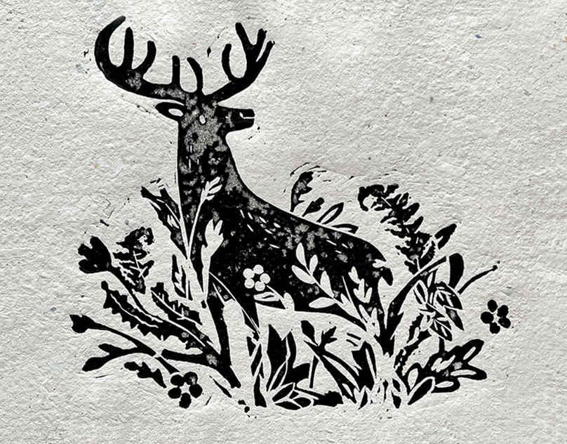 Forest Creatures — Linocut Series