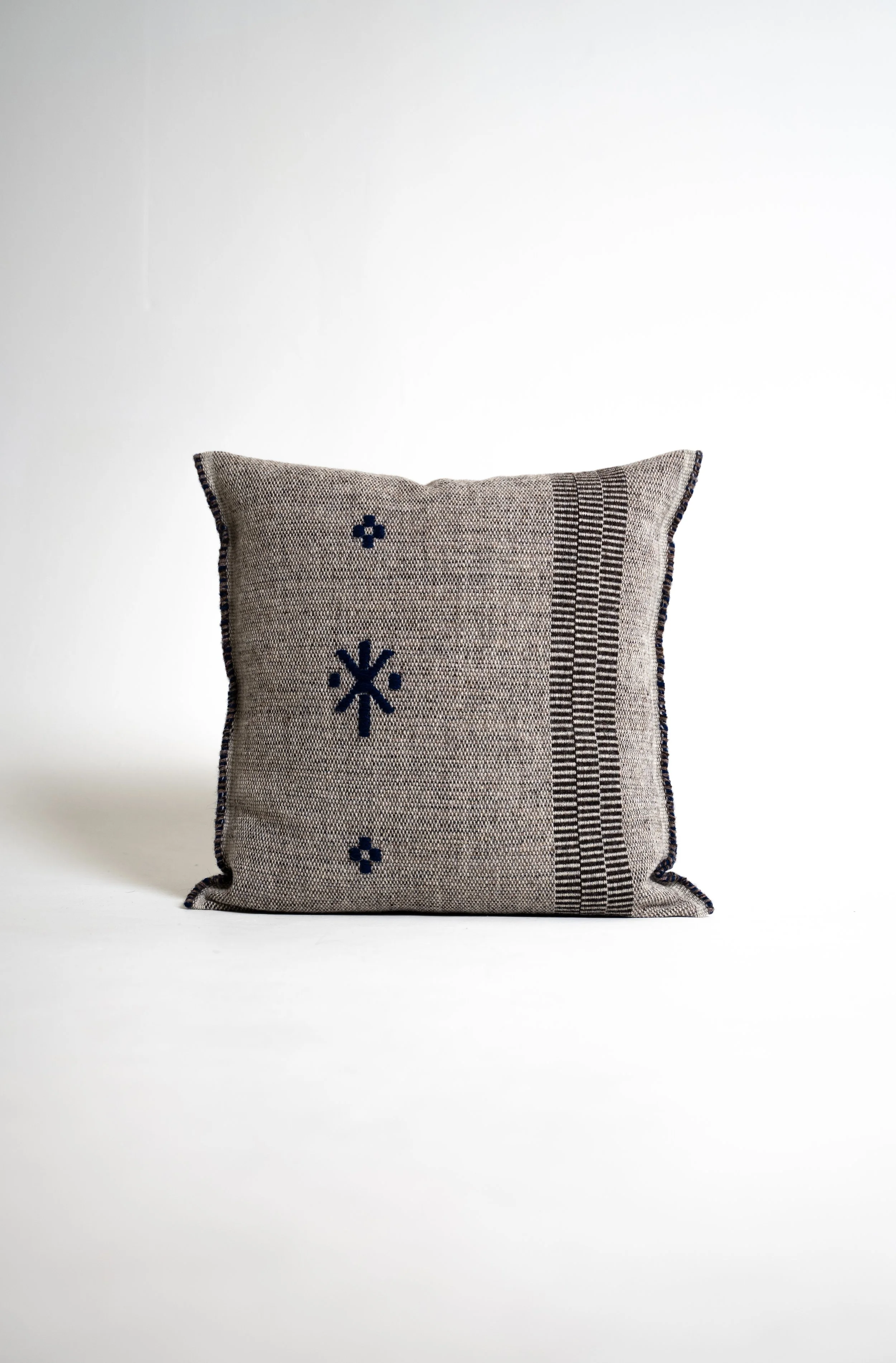 Brown & Blue Cushion