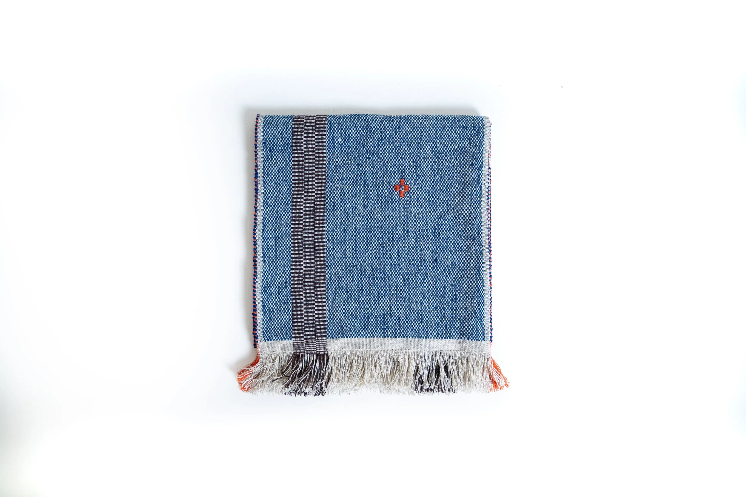 Blue & Orange Blanket