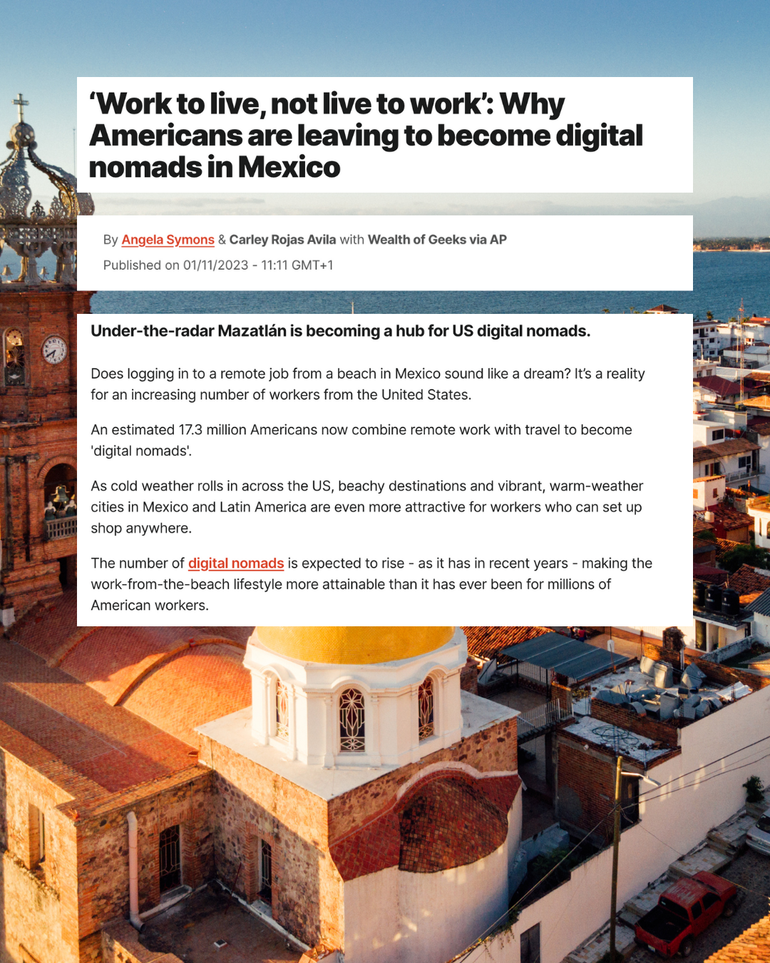 Euronews - Mazatlan Digital Nomad