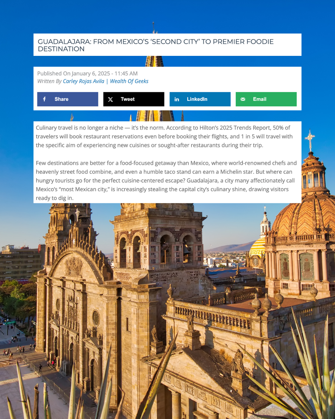 Business Journal - Guadalajara Foodie Destination