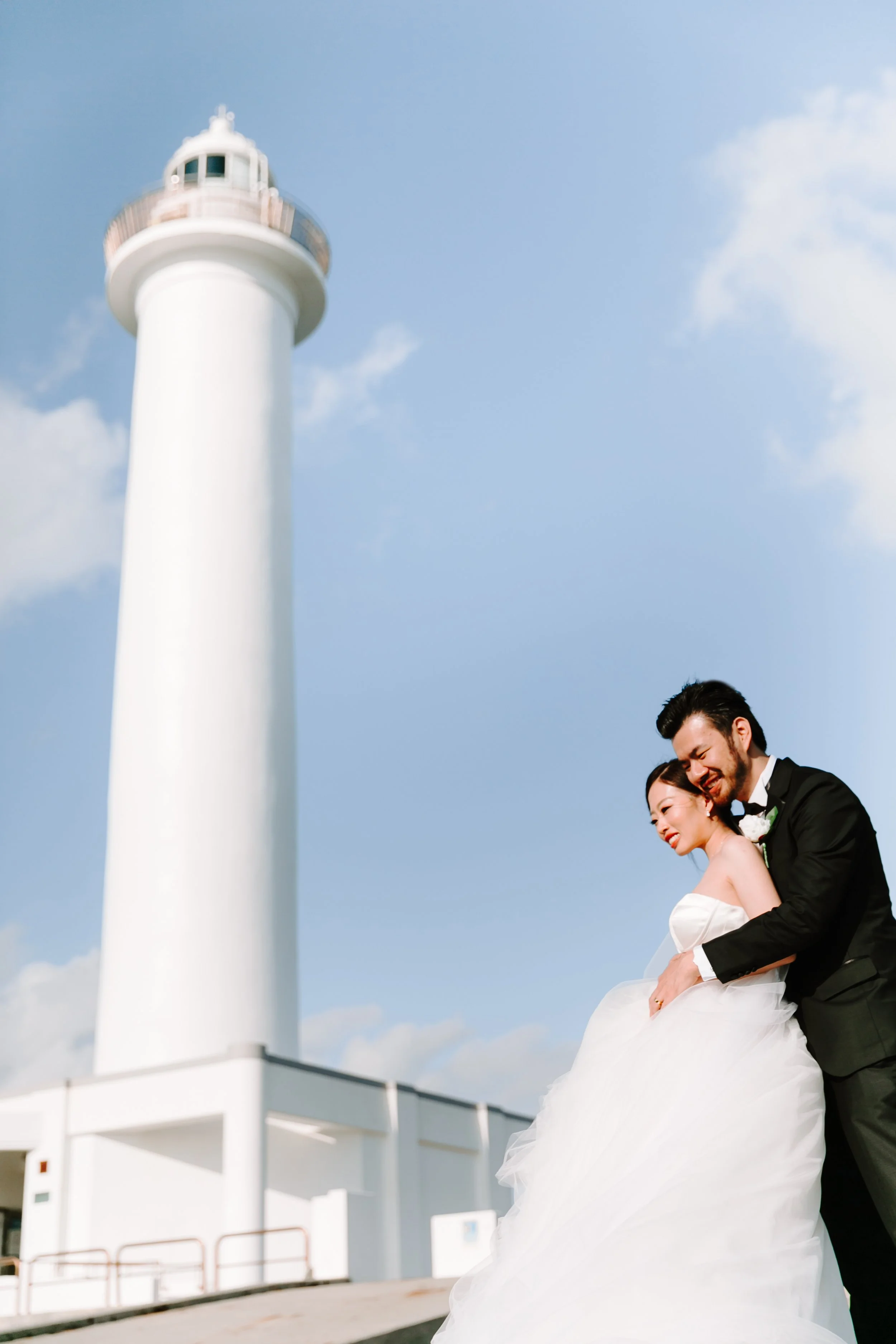 Josh & Chrisanne
A beautiful Okinawa wedding at Lazor Garden Alivila Chapel, where pristine white walls meet clear blue ocean views.