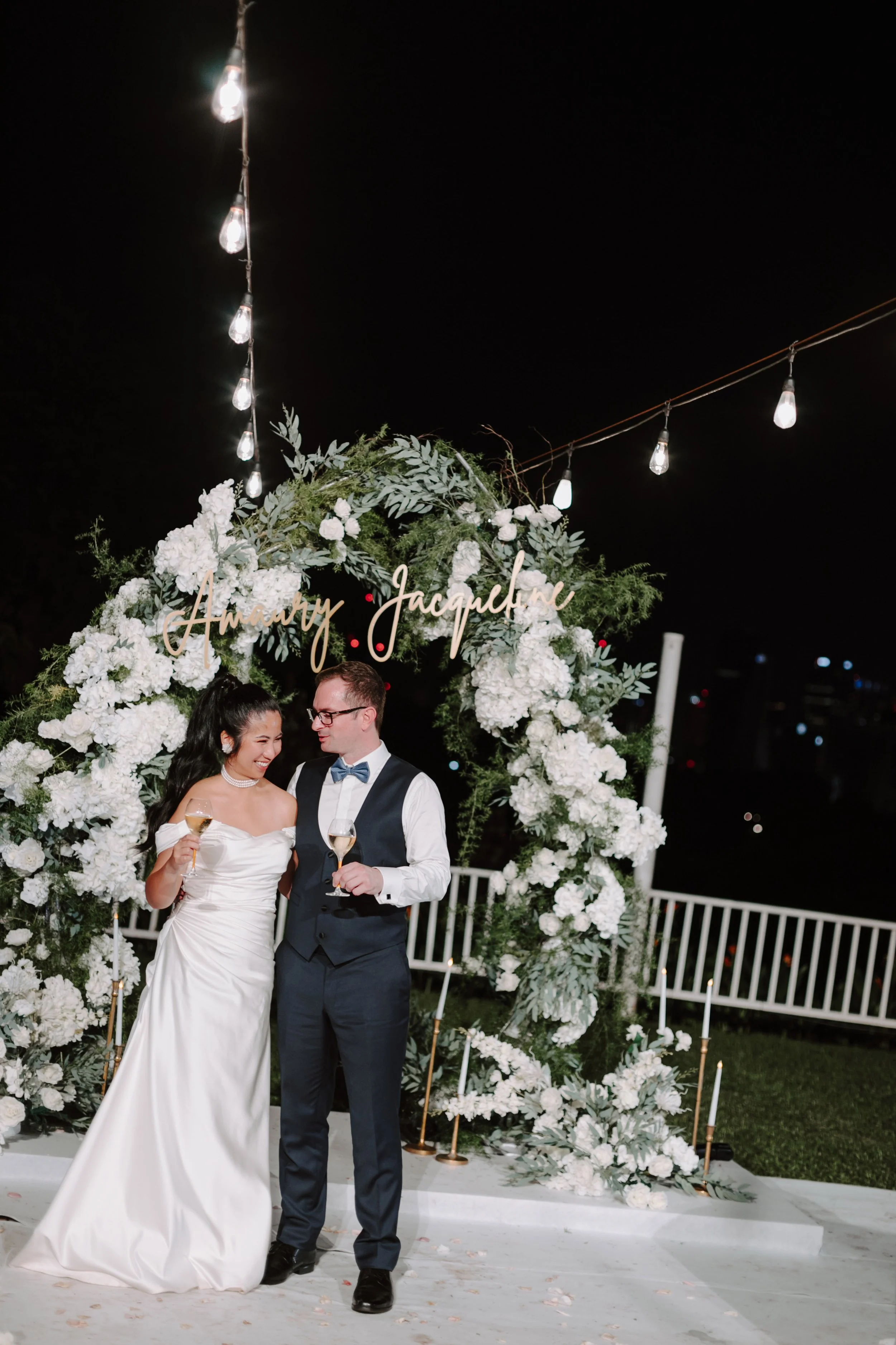 Celebrating Amaury + Joan's Wedding Dinner at The Estate KL.