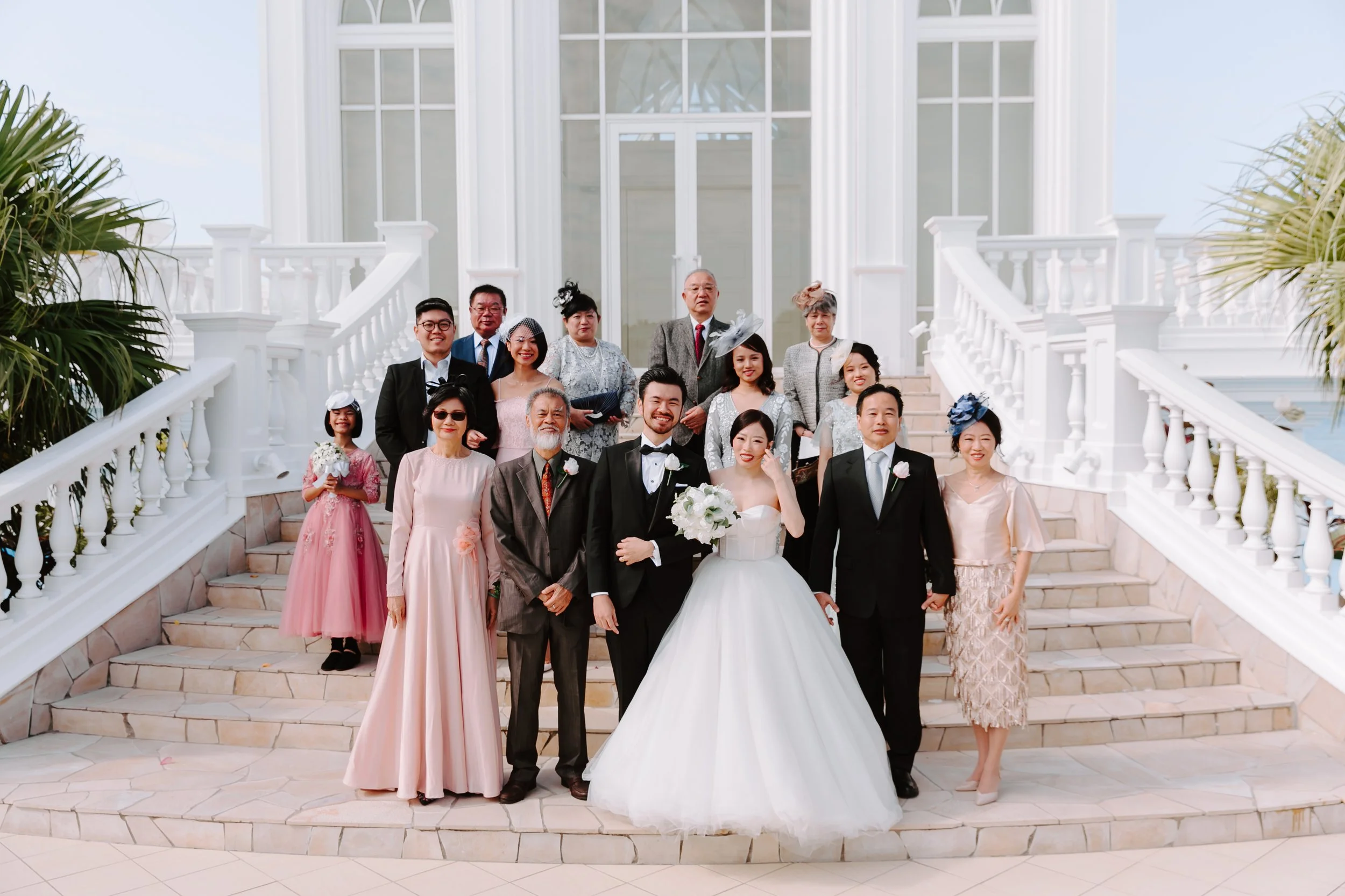 Josh & Chrisanne
A beautiful Okinawa wedding at Lazor Garden Alivila Chapel, where pristine white walls meet clear blue ocean views.