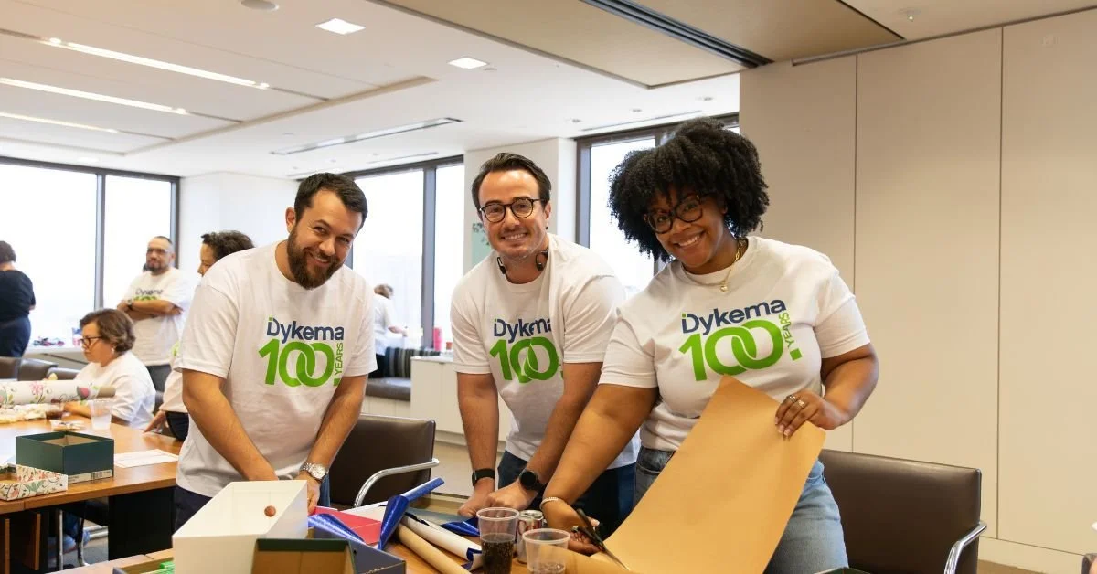 Dykema San Antonio volunteer with United Way