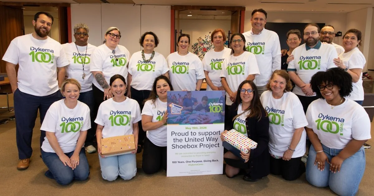 Dykema San Antonio volunteer with United Way