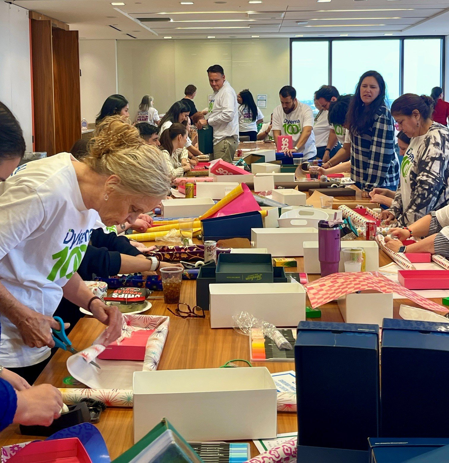 Dykema San Antonio volunteer with United Way
