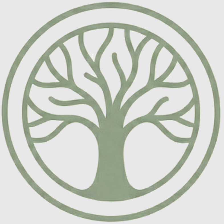 Green tree emblem with a circular border, featuring a stylized tree with multiple branches inside.