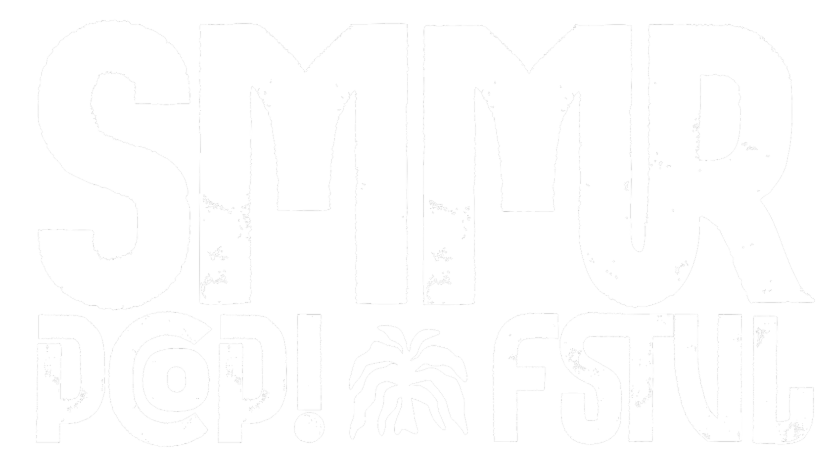 Texto en estilo de cartel que dice 'SUMMER POP! FSC'.