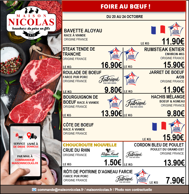 Sélection du 20 au 24 octobre