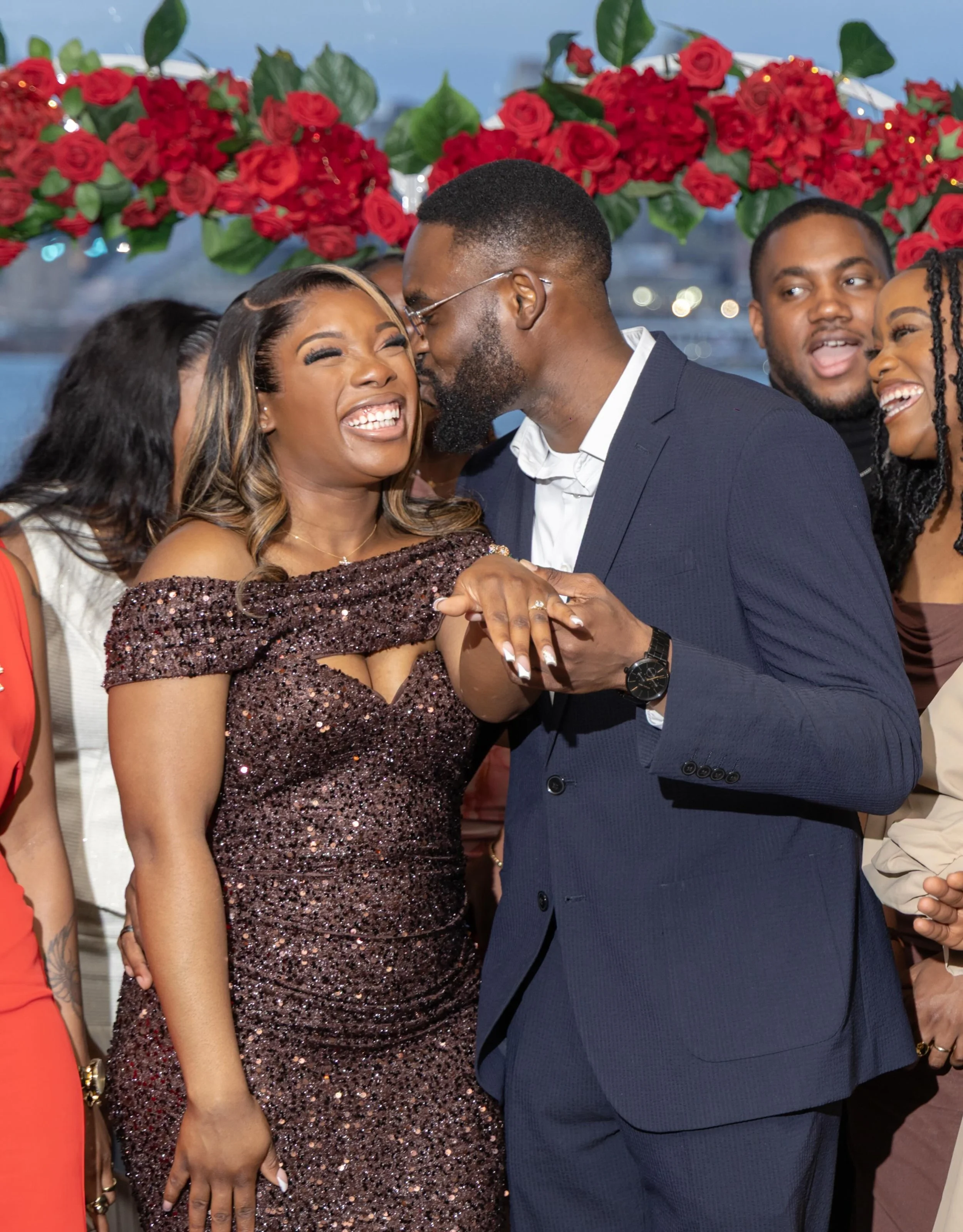 A beautiful beginning to a lifetime of love. 💍✨ Surrounded by joy, laughter, and the people who matter most, this unforgettable proposal was filled with pure emotion and heartfelt moments. Congratulations to this amazing couple as they start their f
