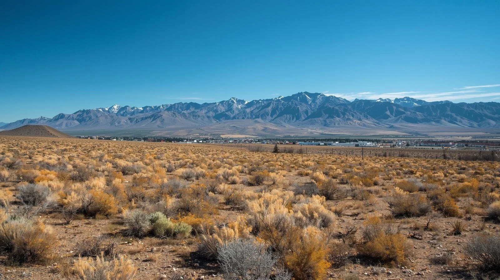 Sparks Nevada desert climate with mountains
