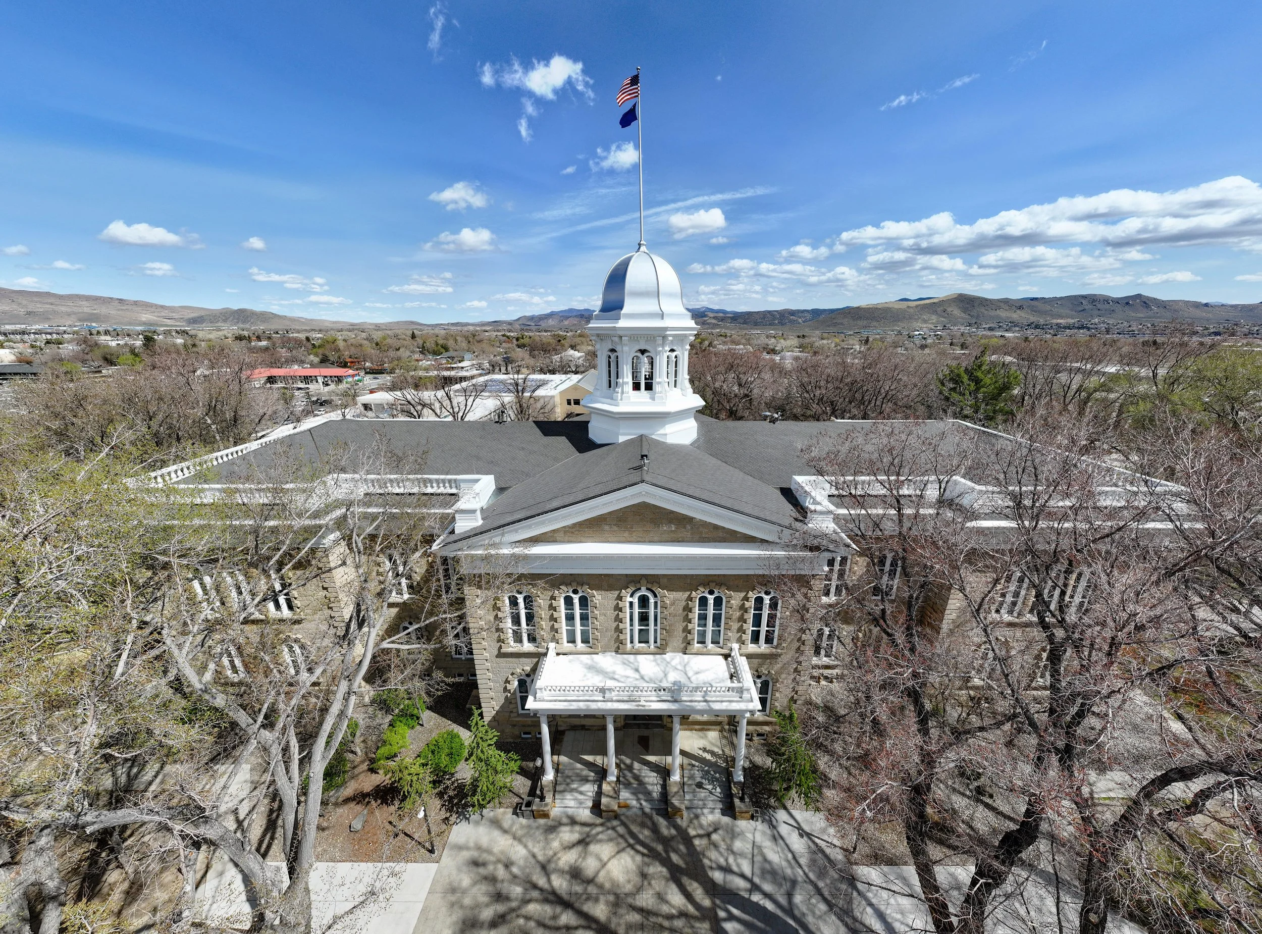 An Image of the Nevada State Capitol Building in Carson City. Carson City Real Estate - Lisa Williams-The A Team Nevada