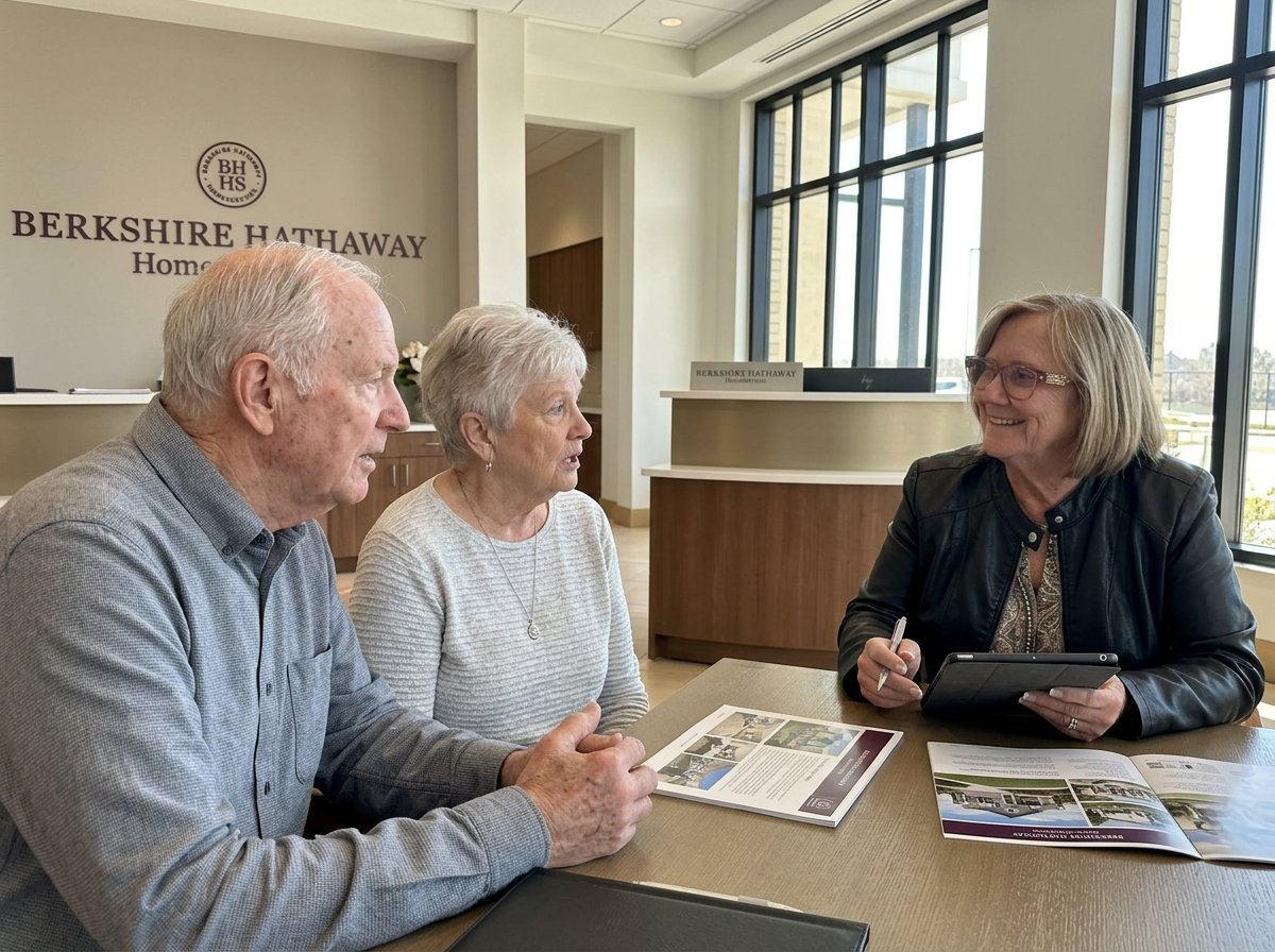 Senior couple working with a professional realtor to sell their home — SRES certified agent Lisa Williams Carson City Nevada