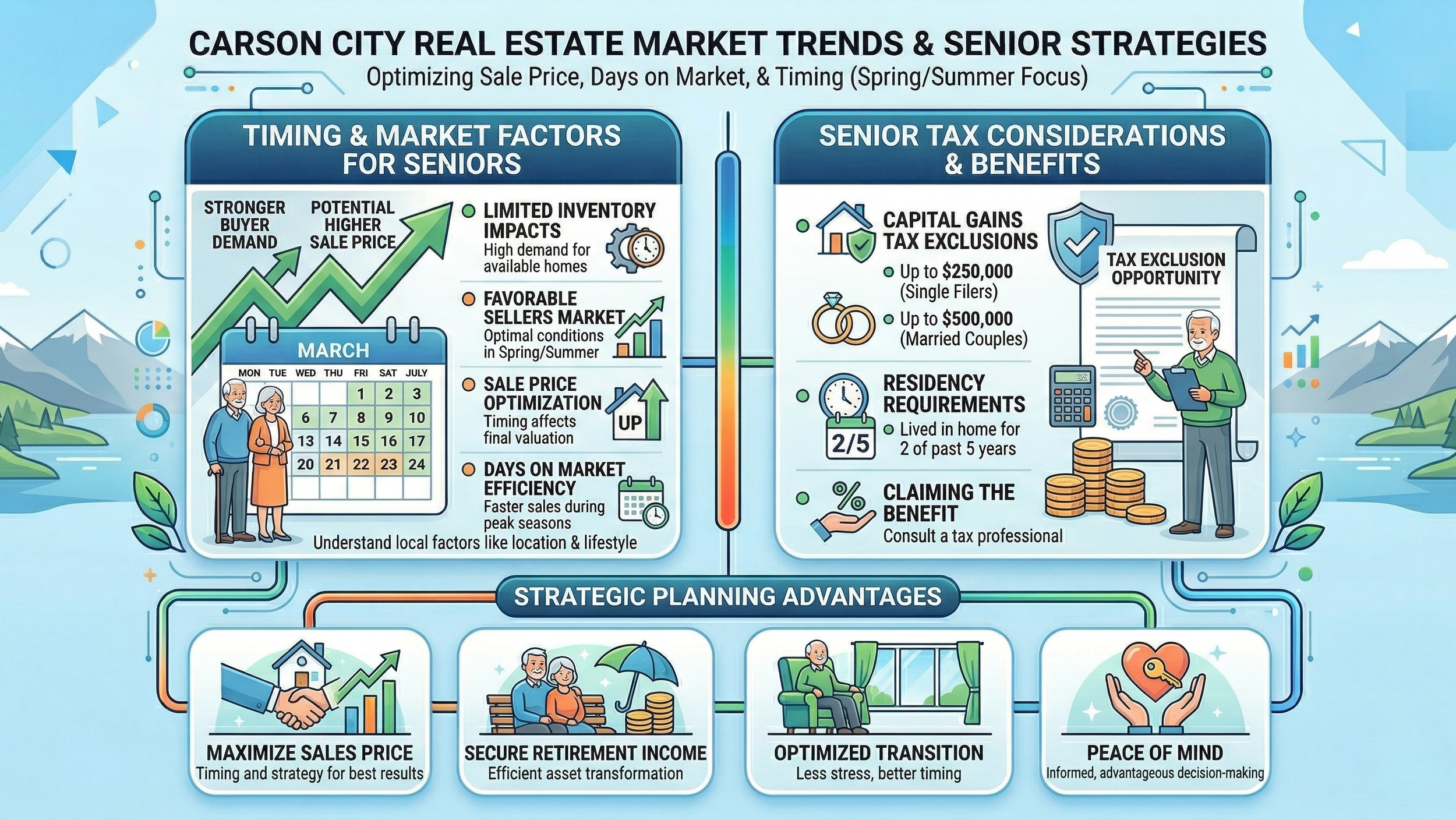 Carson City real estate market timing and tax benefits for seniors selling homes