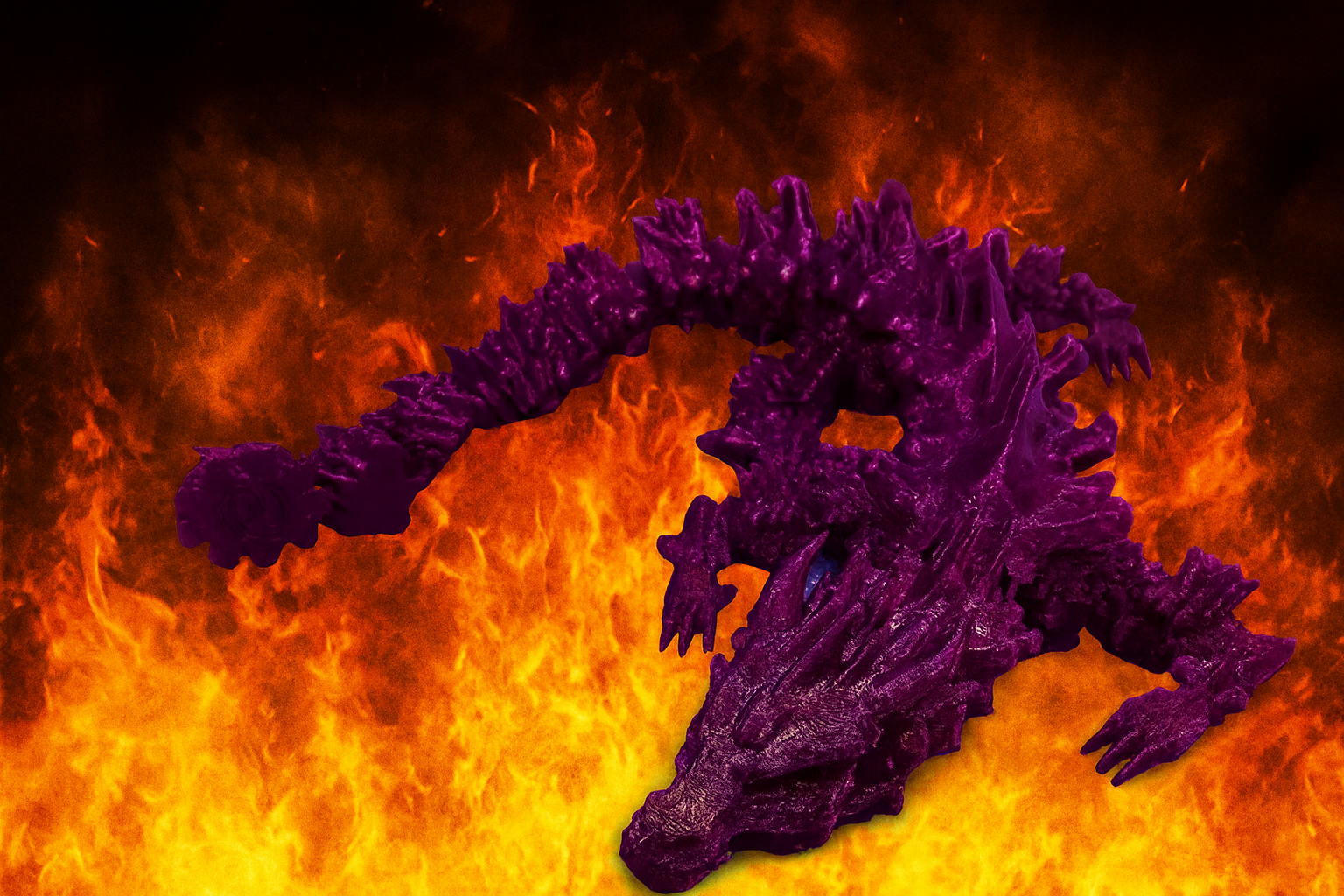 Doomsday Dragon by Pretzel Prints