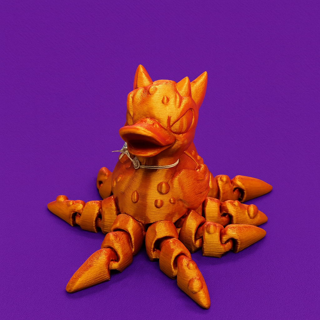 🐙🦆Quaken – Flexi Duck Octopus Hybrid by CinderWing Designs | Full Upgrade Options Available