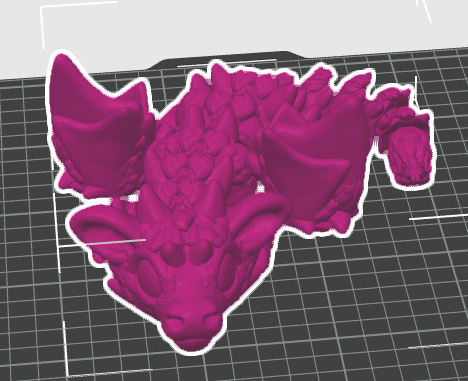 Articulating Winged Baby Cow Dragon