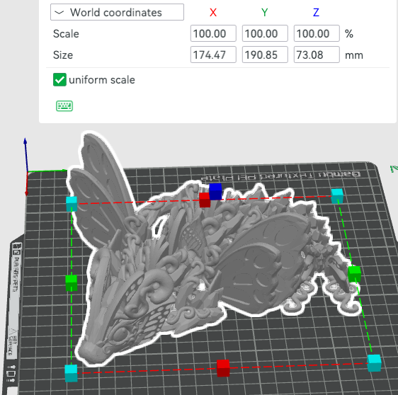 Articulating Short Winged Baby Butterfly Dragon