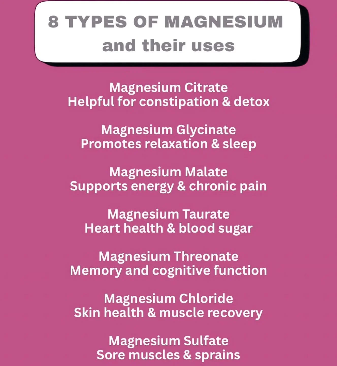 𝙈𝙖𝙜𝙣𝙚𝙨𝙞𝙪𝙢 &mdash; 𝙩𝙝𝙚 𝙢𝙞𝙣𝙚𝙧𝙖𝙡 𝙮𝙤𝙪 𝙧𝙚𝙖𝙡𝙡𝙮 𝙘𝙖𝙣&rsquo;𝙩 𝙖𝙛𝙛𝙤𝙧𝙙 𝙩𝙤 𝙞𝙜𝙣𝙤𝙧𝙚 ⚡

It&rsquo;s behind 300+ reactions in your body &mdash; from calming your nervous system to supporting heart rhythm, muscle function,