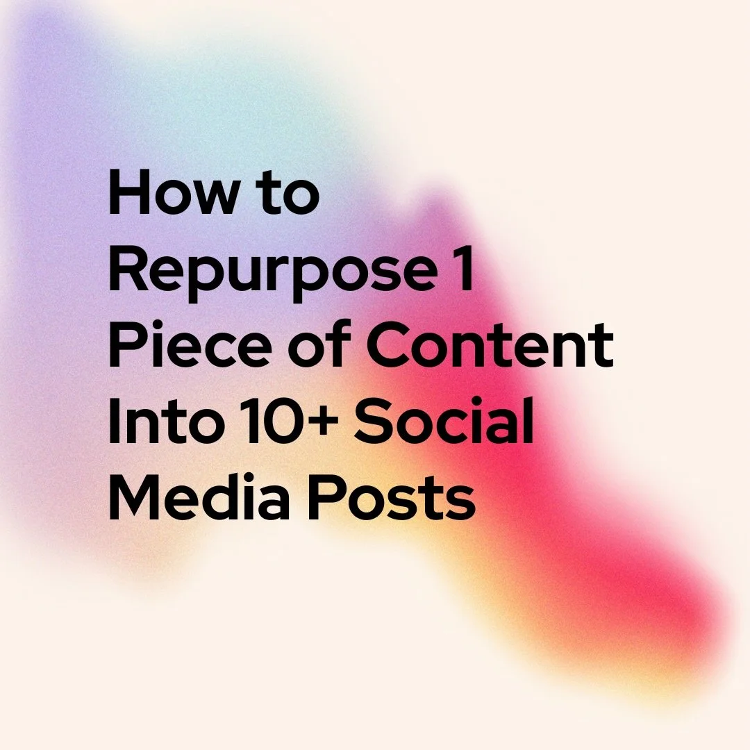 If you&rsquo;re tired of feeling like you have to show up everywhere all the time, this is for you 💗

Here&rsquo;s how to repurpose 1 piece of content into reels, carousels, email newsletters, and more (without the burnout) #virtualassistant #social