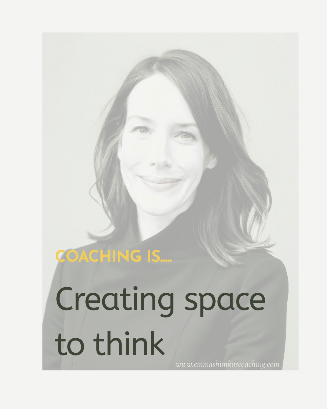 “Coaching Is”: The September Series #1
