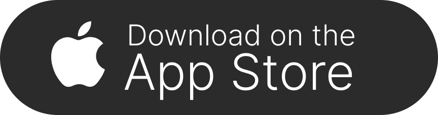 Schwarz-weißer Button mit Apple-Logo und der Aufschrift "Download on the App Store".