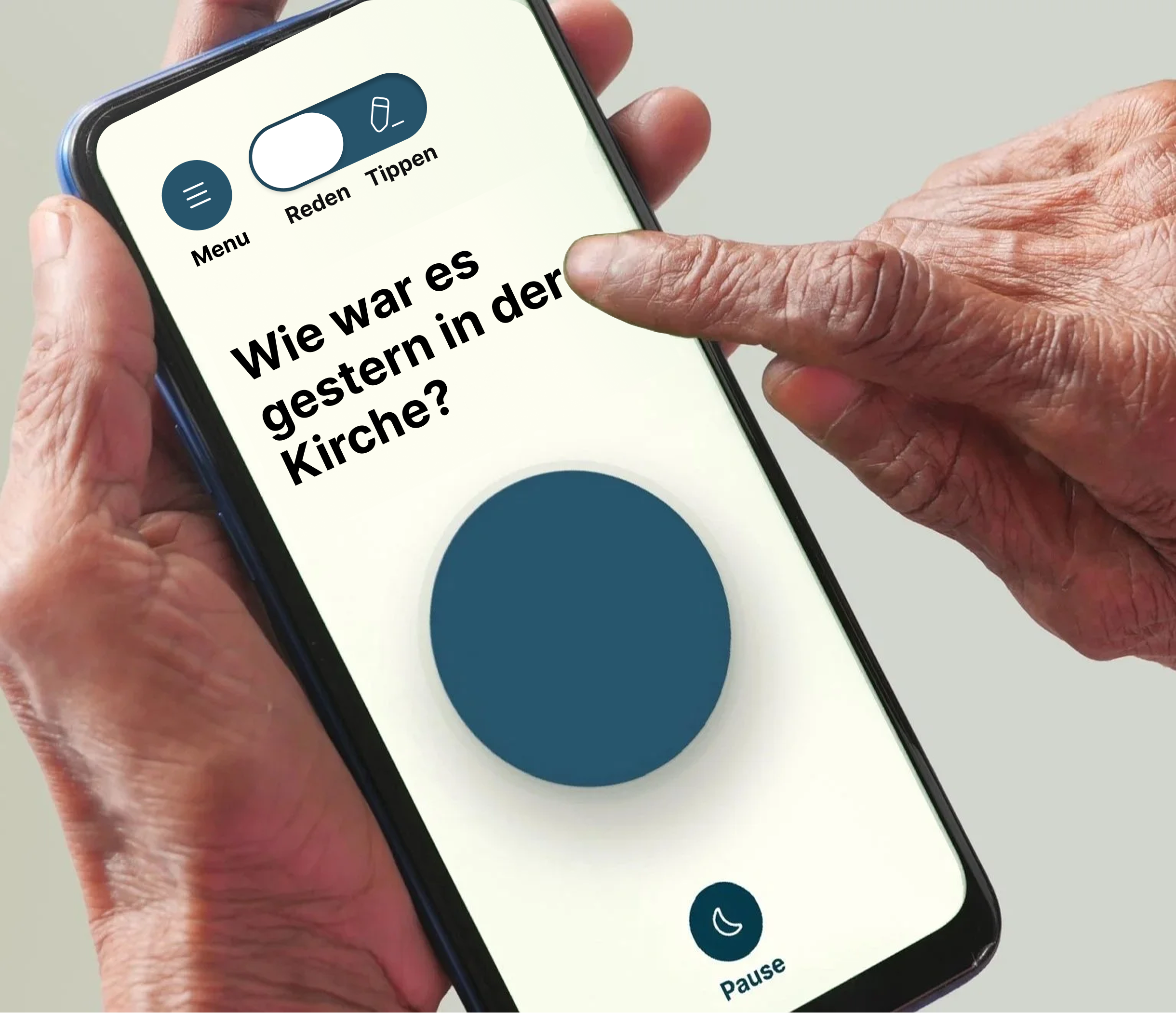 “Wie war es   gestern in der Kirche?”