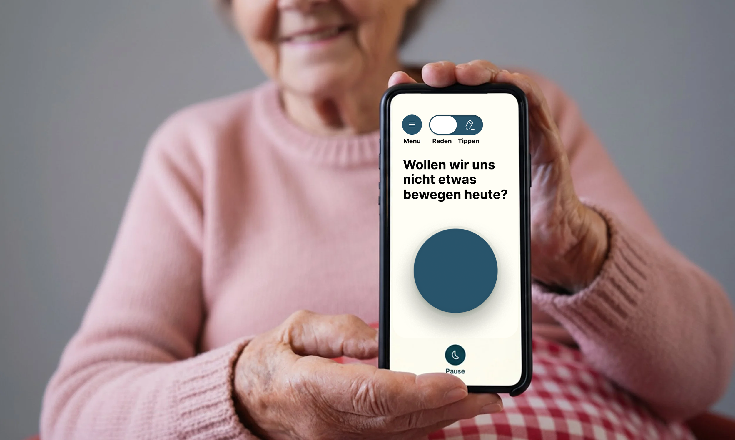 “Wollen wir uns   nicht etwas bewegen?”