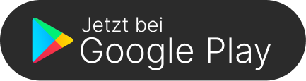 Google Play logo with German text 'Now on Google Play'