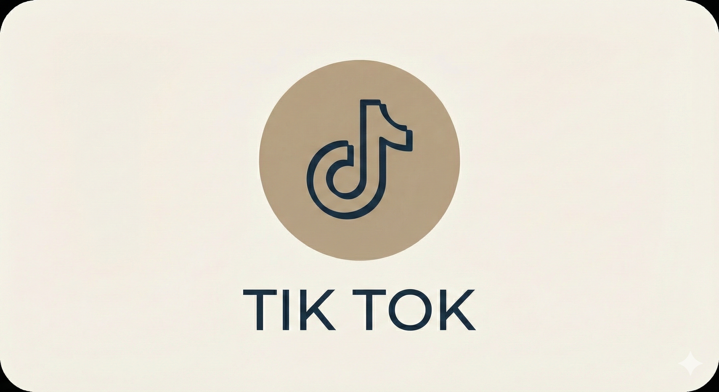 TikTok logo with the text 'TIK TOK' underneath.