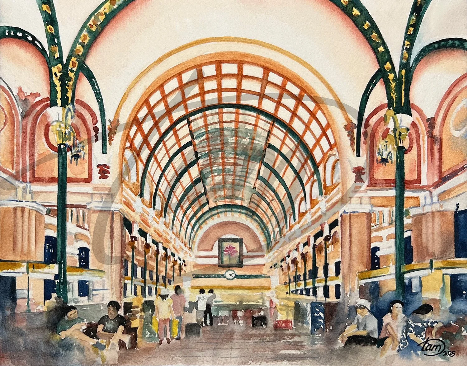   Saigon Central Post Office    – Built at the turn of the 20th century, the Saigon Central Post Office stands as a quiet witness to movement, memory, and exchange. Designed during the French colonial period, its grand arches and sunlit skylights ref