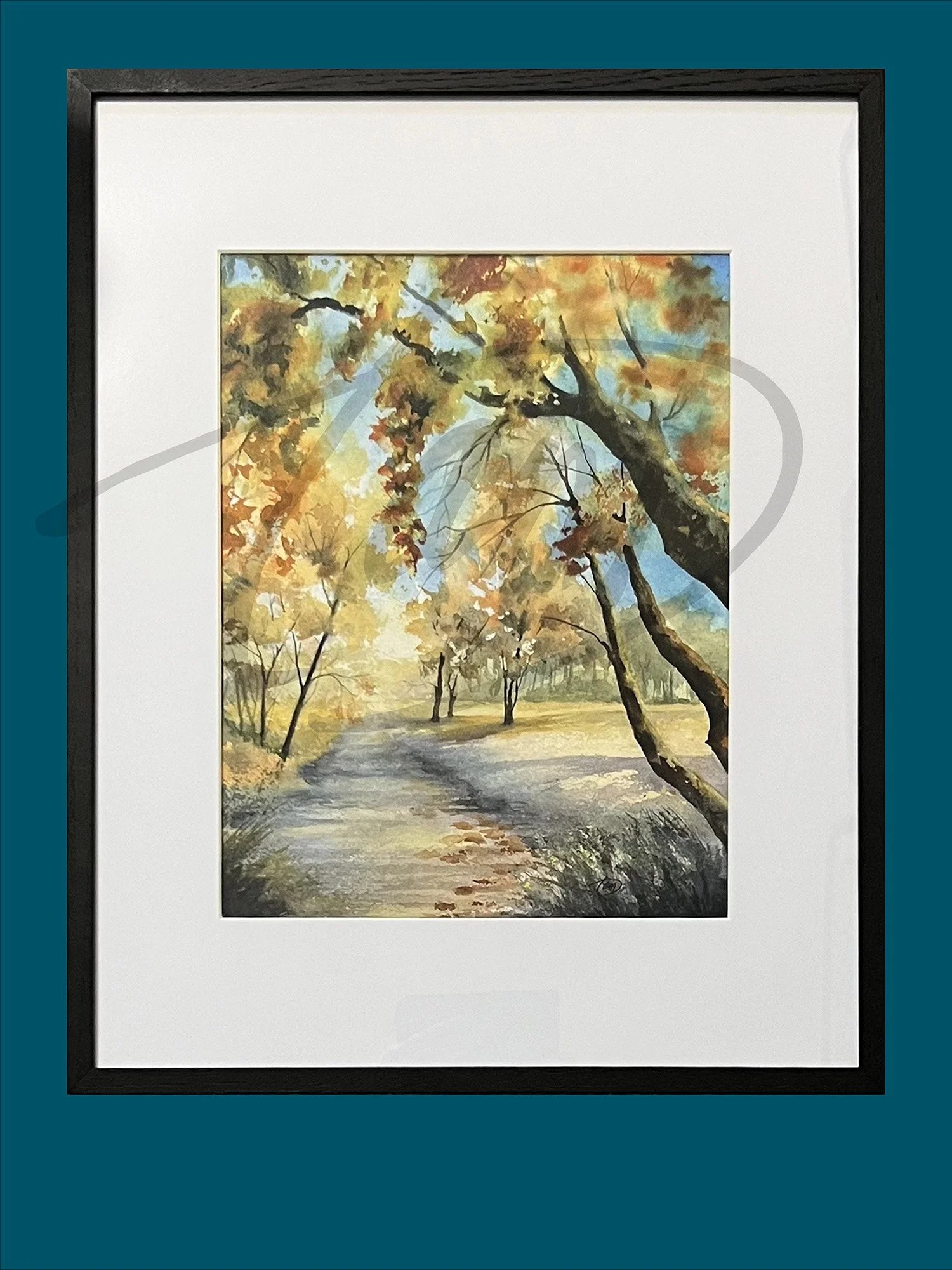 ORIGINAL: Sunlit Path Above the Meadow