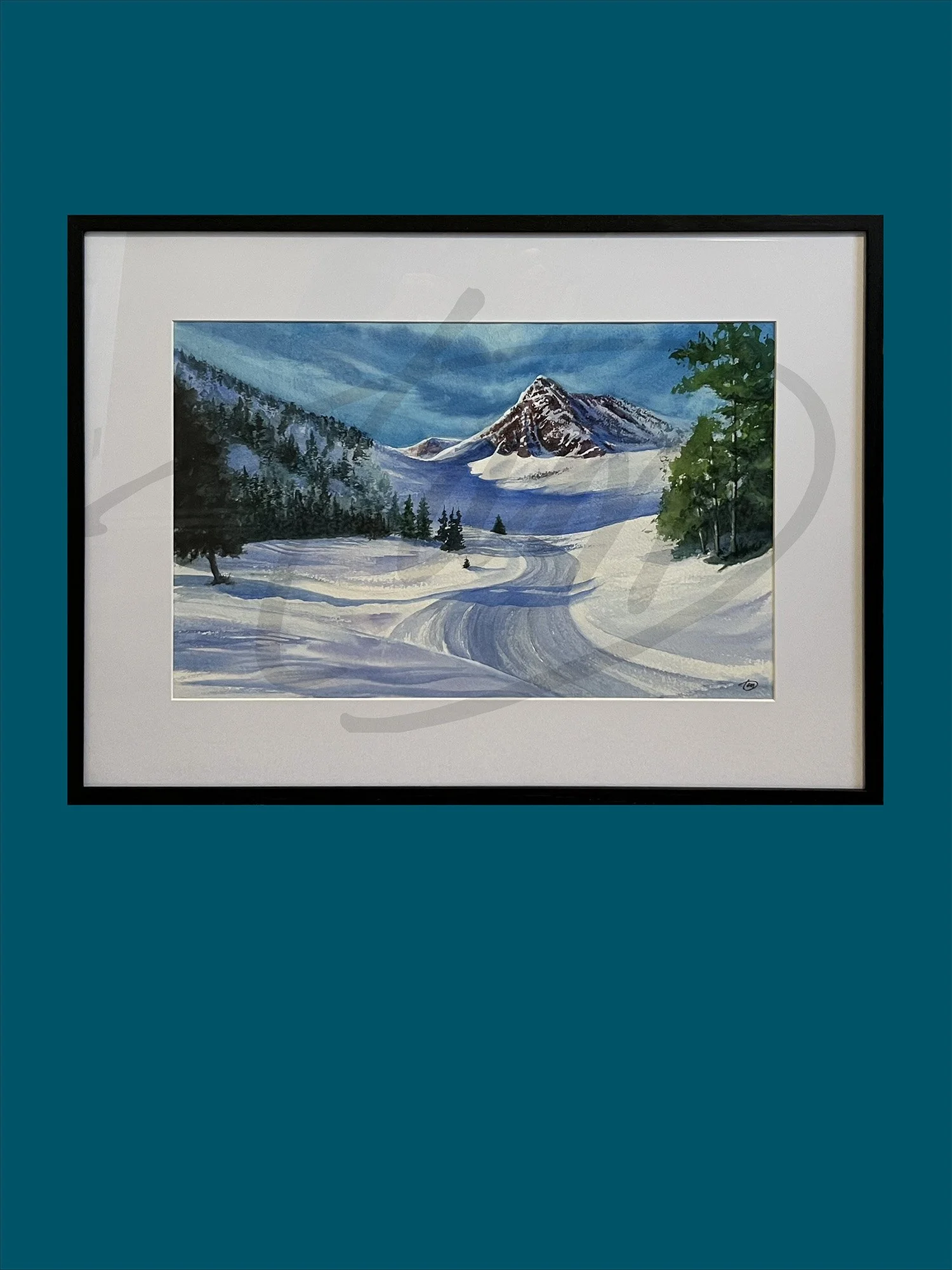 A Peak (peek) at a Diamond framed_M.jpg