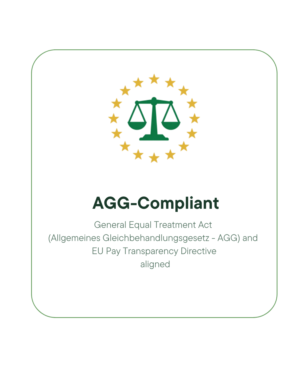AGG-compliant and EU Pay Transparency Directive aligned